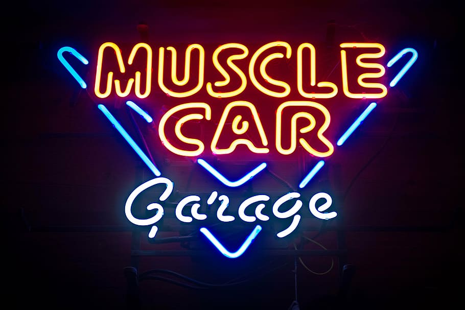 bright, dark, illuminated, light, neon, sign, text, communication HD wallpaper
