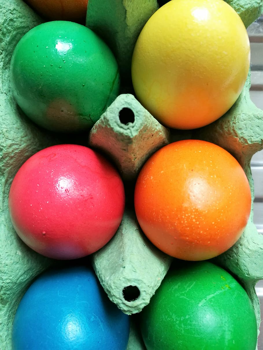 egg, colorful, easter, easter eggs, happy easter, colored, colored eggs HD wallpaper