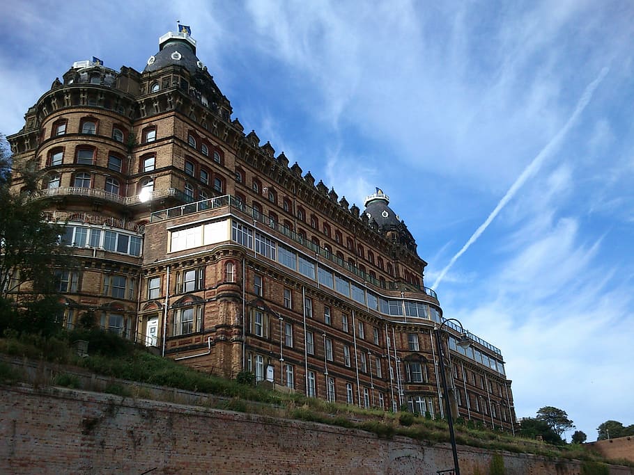 sky, building, great britain, architecture, building exterior HD wallpaper
