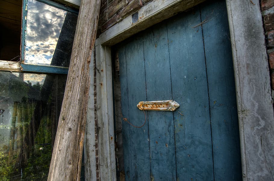 old, door, house, broken, abandoned, vintage, entrance, antique HD wallpaper