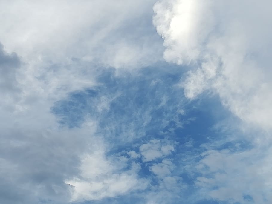 sky, azure, cloud, cloud - sky, beauty in nature, low angle view HD wallpaper