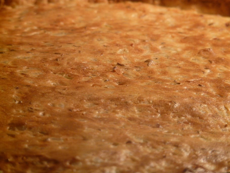 Baked, Heat, Hearty, finish, oven, delicious, zwiebelkuchen HD wallpaper