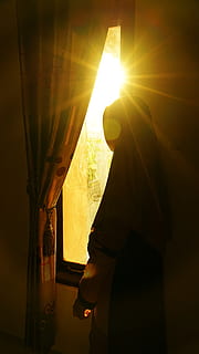 Hd Wallpaper Sunrise Muslim Woman Hijab Girl Sunset Sky Silhouette Wallpaper Flare