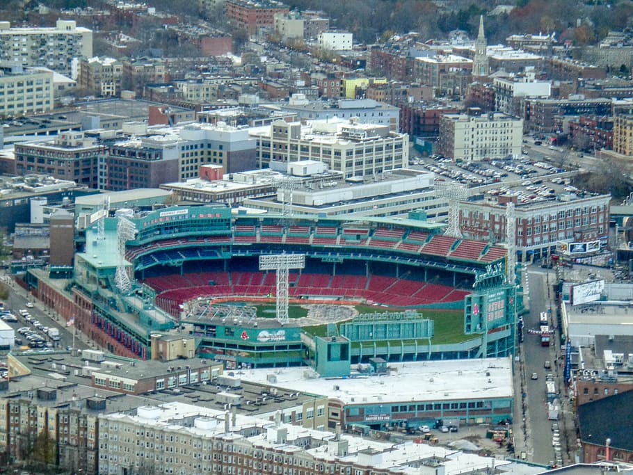 baseball stadium, fenway park, boston, massachusetts, red sox, HD wallpaper