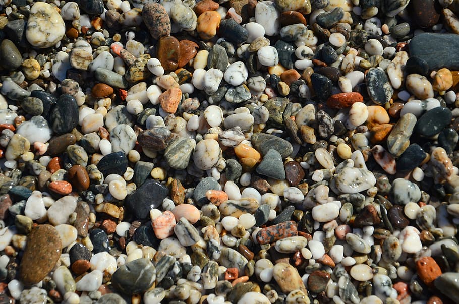 pebbles, the background, texture, dry, model, beach, wallpaper HD wallpaper