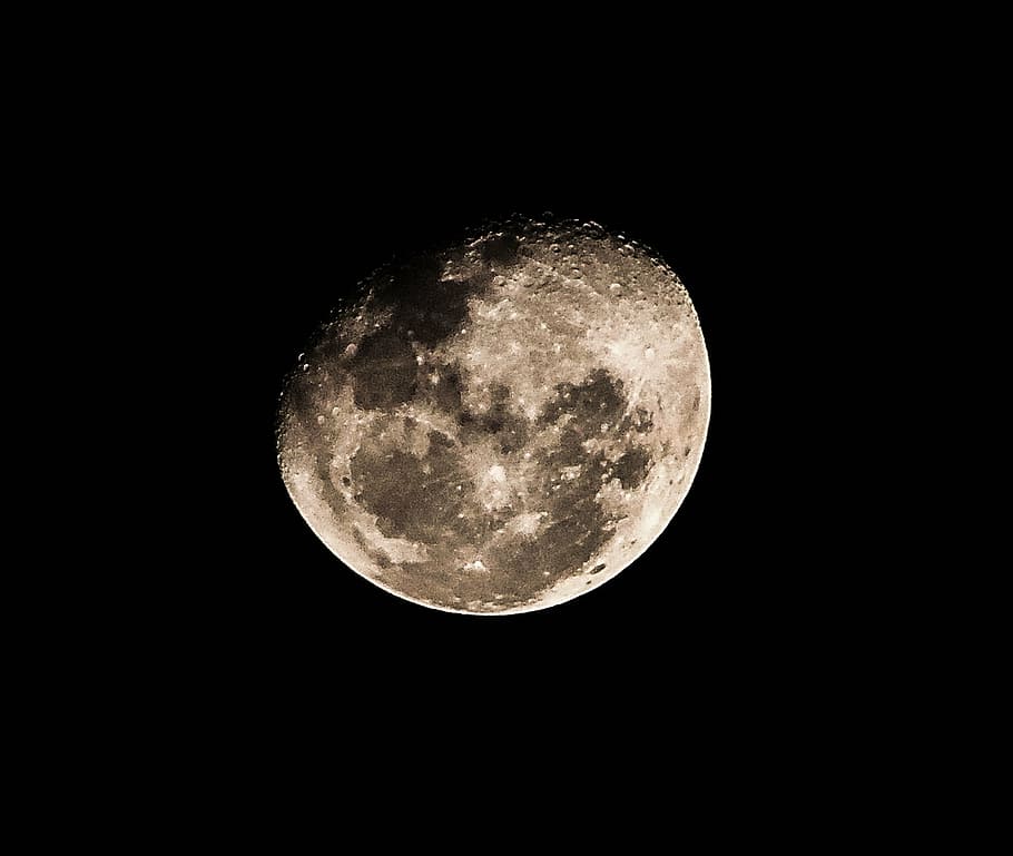 moonlight, nocturne, astro, astronomy, night, moon Surface HD wallpaper