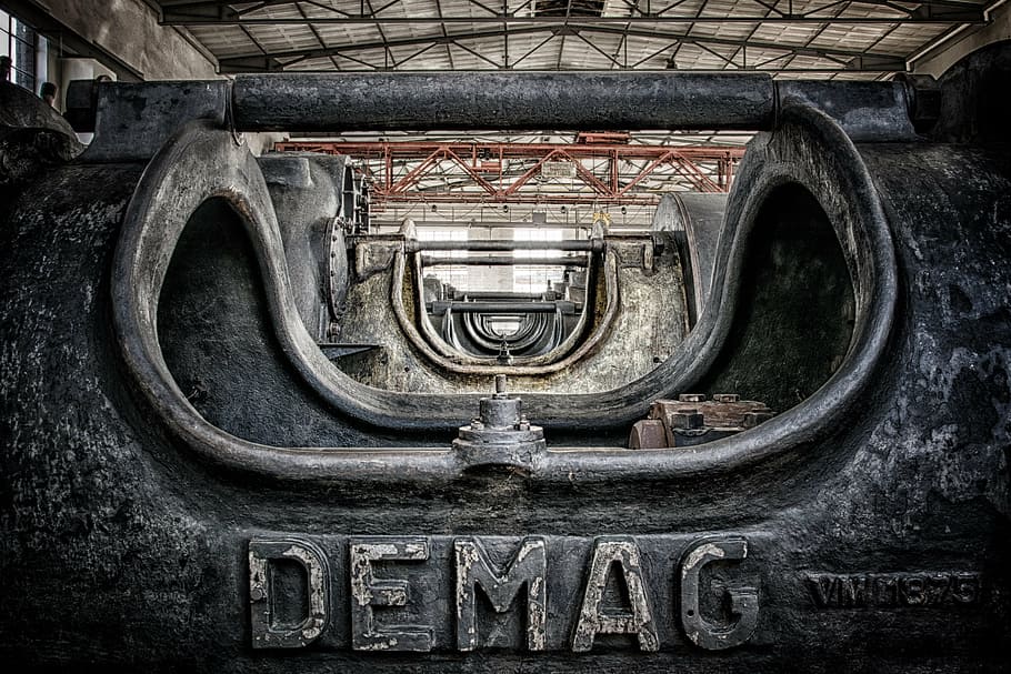 compressor, industry, machine, work metal, technology, mining HD wallpaper
