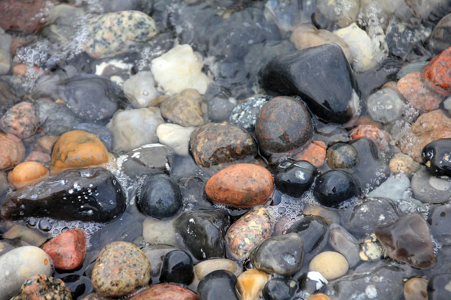 HD wallpaper: Water, Sea, Ocean, Stone, Stones, pebbles, rock - Object