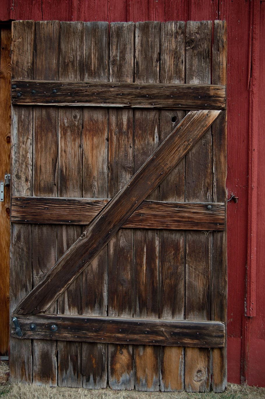 Rustic, Barn Door, Wood, wooden, rural, farm, vintage, old, HD wallpaper