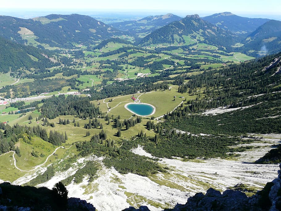 Iseler, Outlook, Mountains, Allgäu, landscape, oberjoch, vision HD wallpaper
