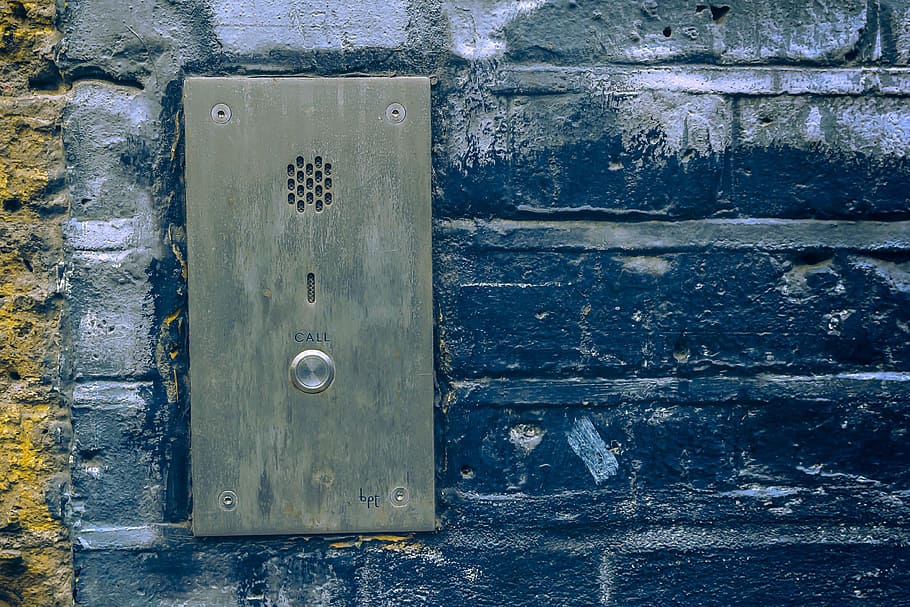 wall, call, voice, door, house, safety, wood - material, old HD wallpaper