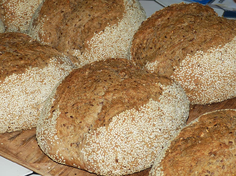 bread, food, bake, baked, delicious, baked goods, bauernbrote HD wallpaper