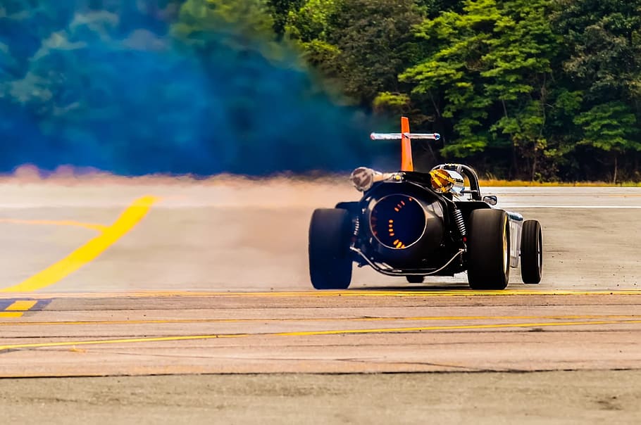 Jet, Engine, Car, Thrust, Fast, Rocket, quick, speed, auto racing HD wallpaper