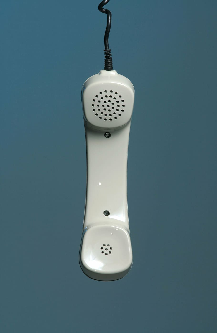 white corded telephone, listeners, hotline, connection, talk HD wallpaper