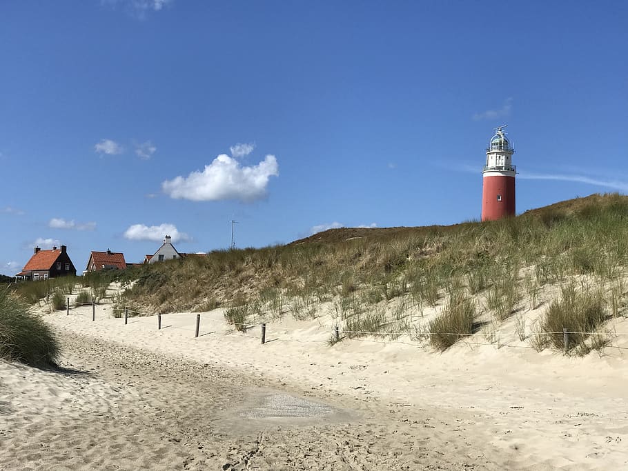lighthouse, summer, vacations, building exterior, built structure HD wallpaper