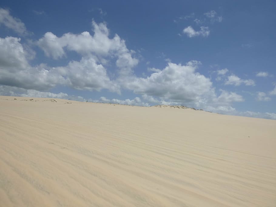 sky, sand, clouds, land, cloud - sky, scenics - nature, desert HD wallpaper