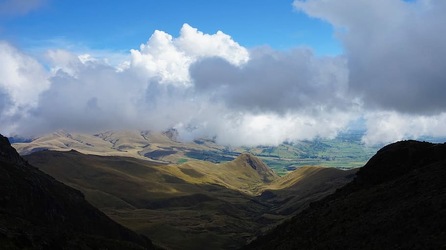 Ecuador, Cloud, Mountain, iliniza, nature, travel, america HD wallpaper