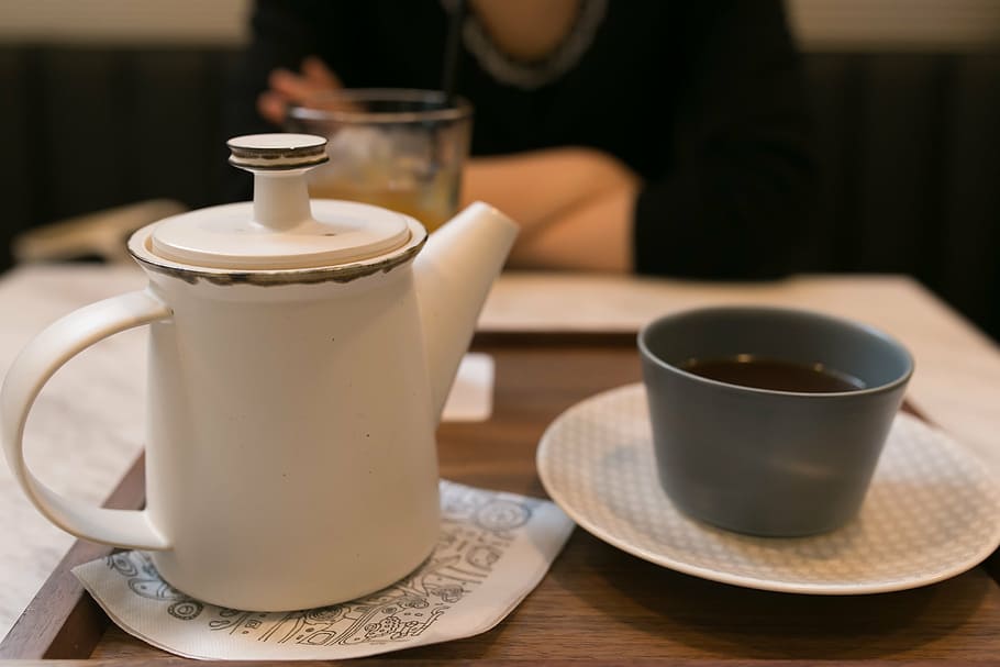 cup, pot, black, drink, food and drink, mug, refreshment, hot drink HD wallpaper
