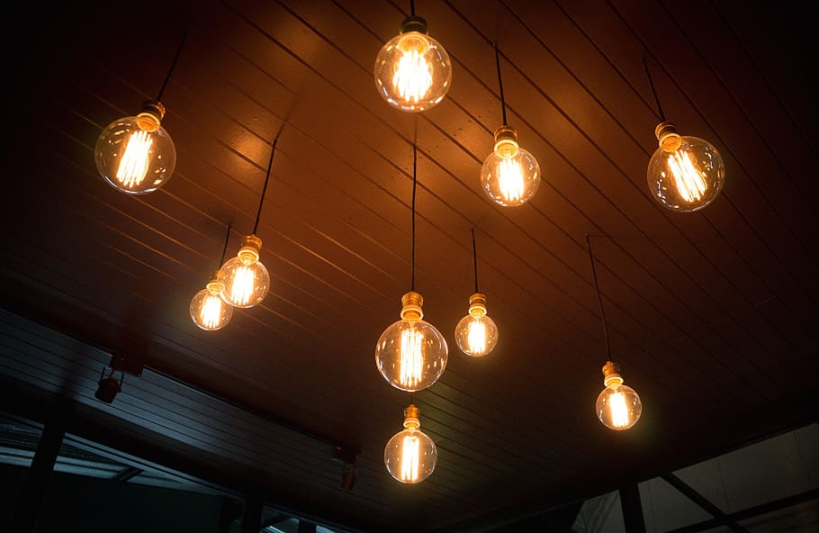 light, lighting, dark, lighting equipment, hanging, illuminated HD wallpaper
