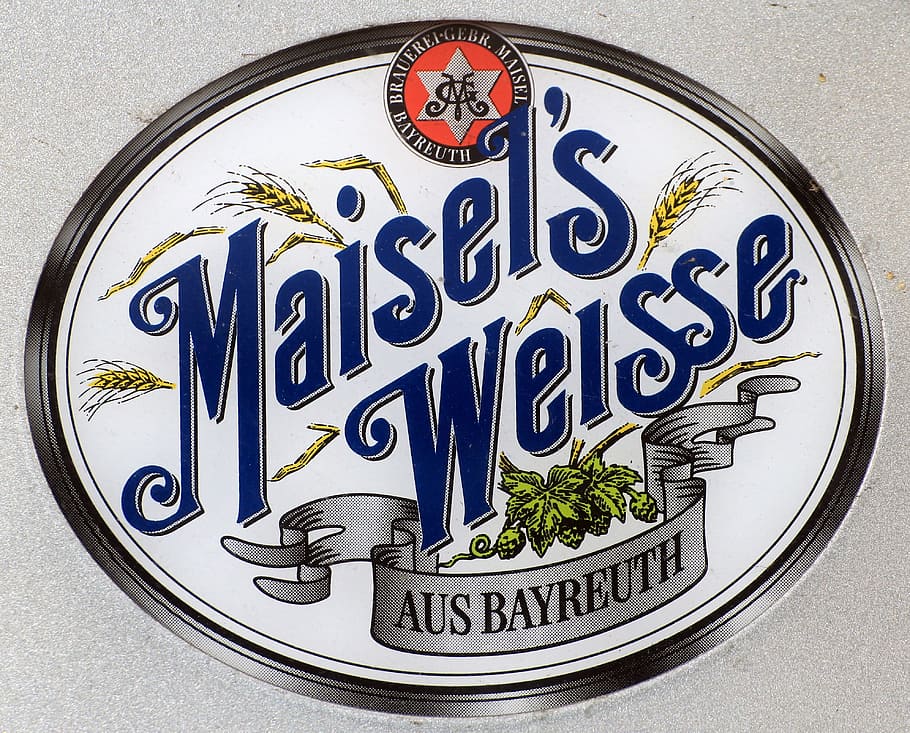 beer, shield, advertising, maisels, advertising sign, brewery, HD wallpaper