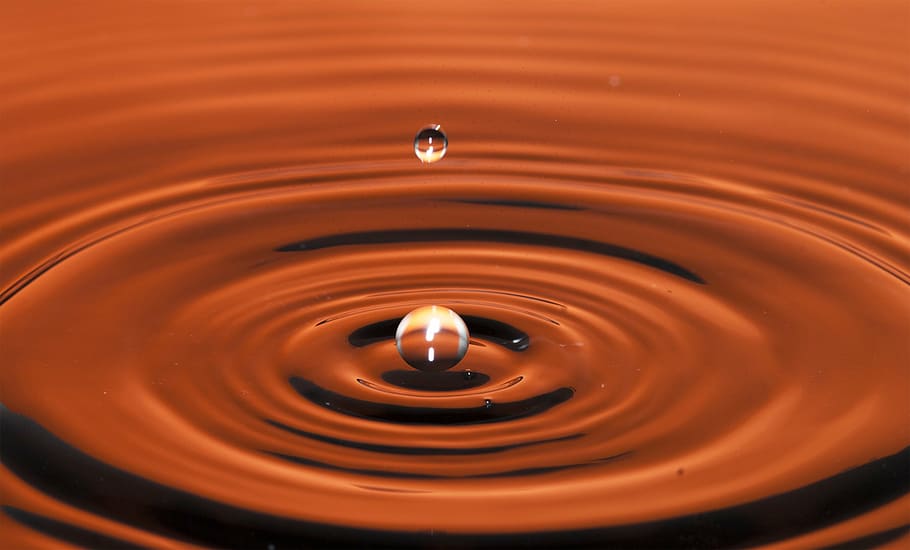 drops, sketch, macro, rippled, water, no people, motion, close-up HD wallpaper