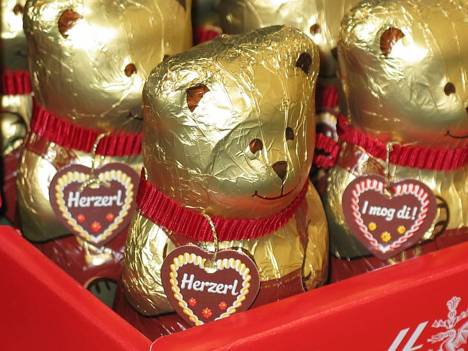 bear, sweetness, chocolate, sugar, delicious, eat, nibble, calories HD wallpaper