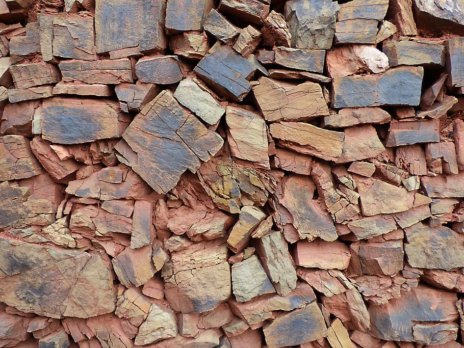 wall, dry stone, rustic, background, texture, backgrounds, full frame HD wallpaper