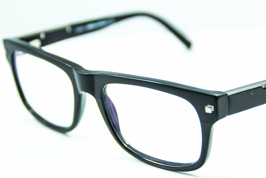 bezel, seen, eyeglasses, white, black, white background, view HD wallpaper