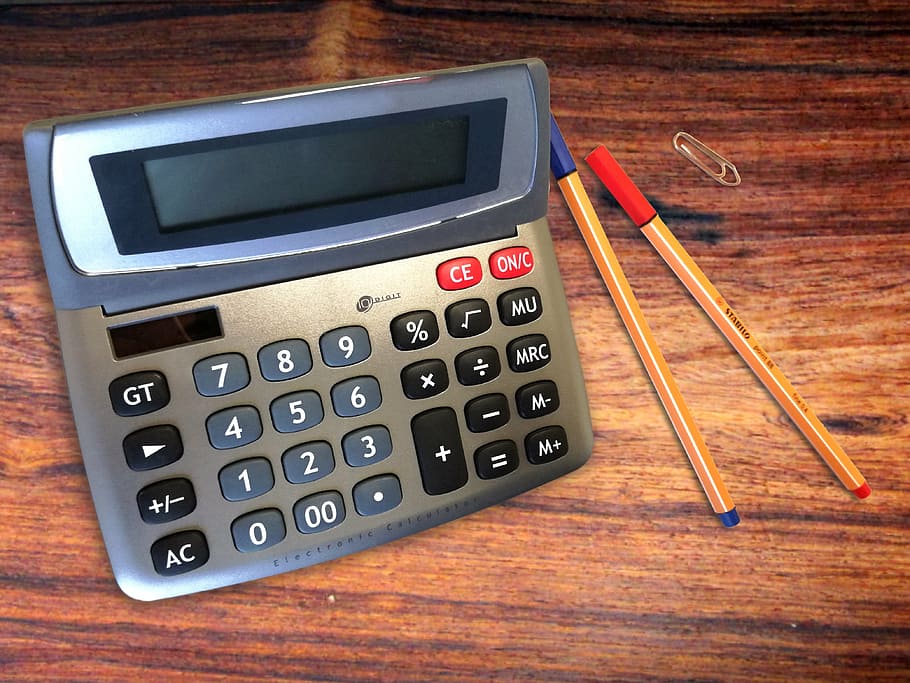 calculator, office, work, office work, business, workplace HD wallpaper