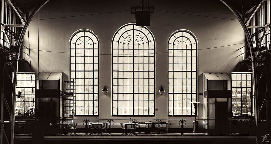 white painted wall, construction, architecture, industrial HD wallpaper