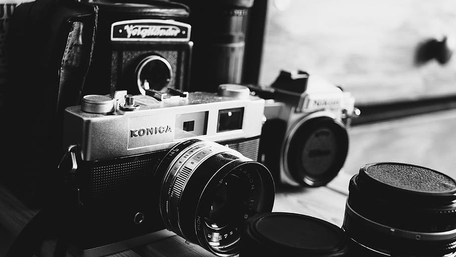 Photo, Photography, Picture, Camera, vintage, black, white