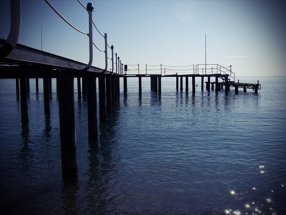 water, web, crossing, bridge, lomo, lake, sea, blue, holiday HD wallpaper