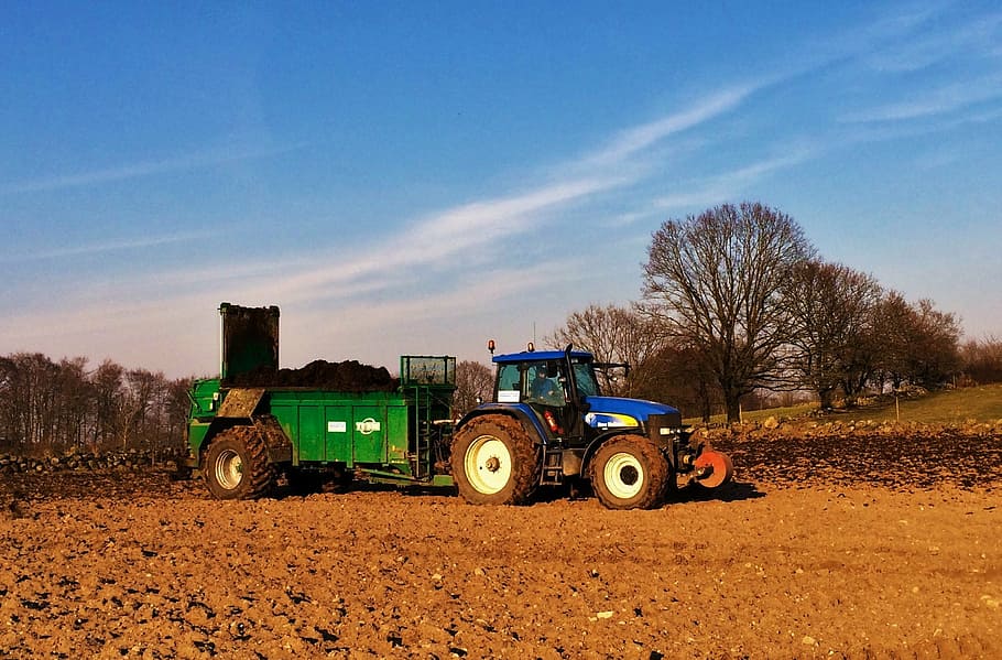 tractor, agriculture, machine, transportation, land vehicle HD wallpaper