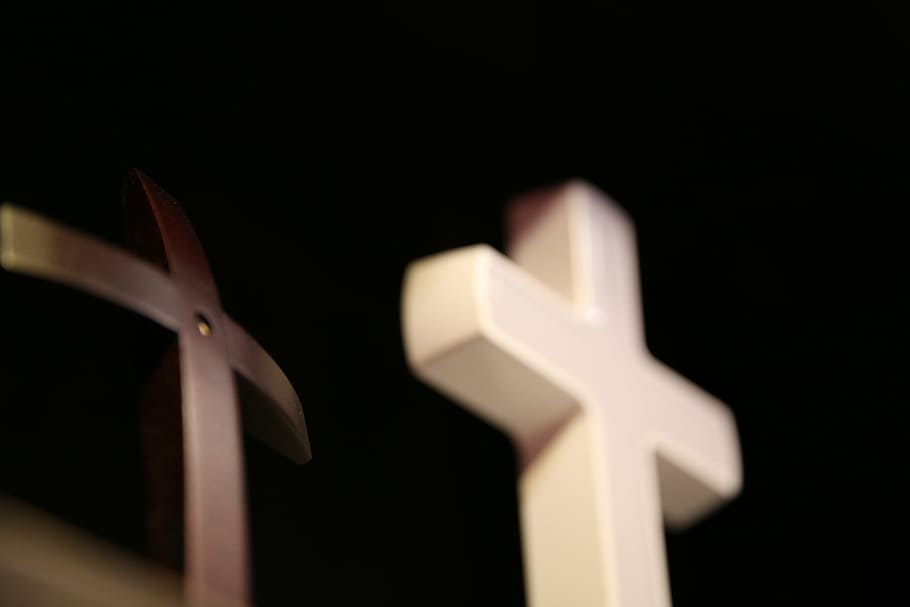cross, christian, jesus, indoors, black background, studio shot HD wallpaper