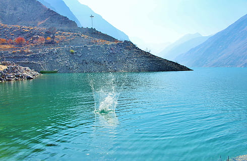 1179x2556px | free download | HD wallpaper: satpara lake, pakistan ...