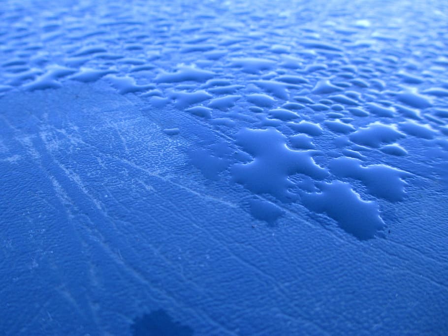 Water, Drops, Background, Liquid, blue, condensation, winter HD wallpaper