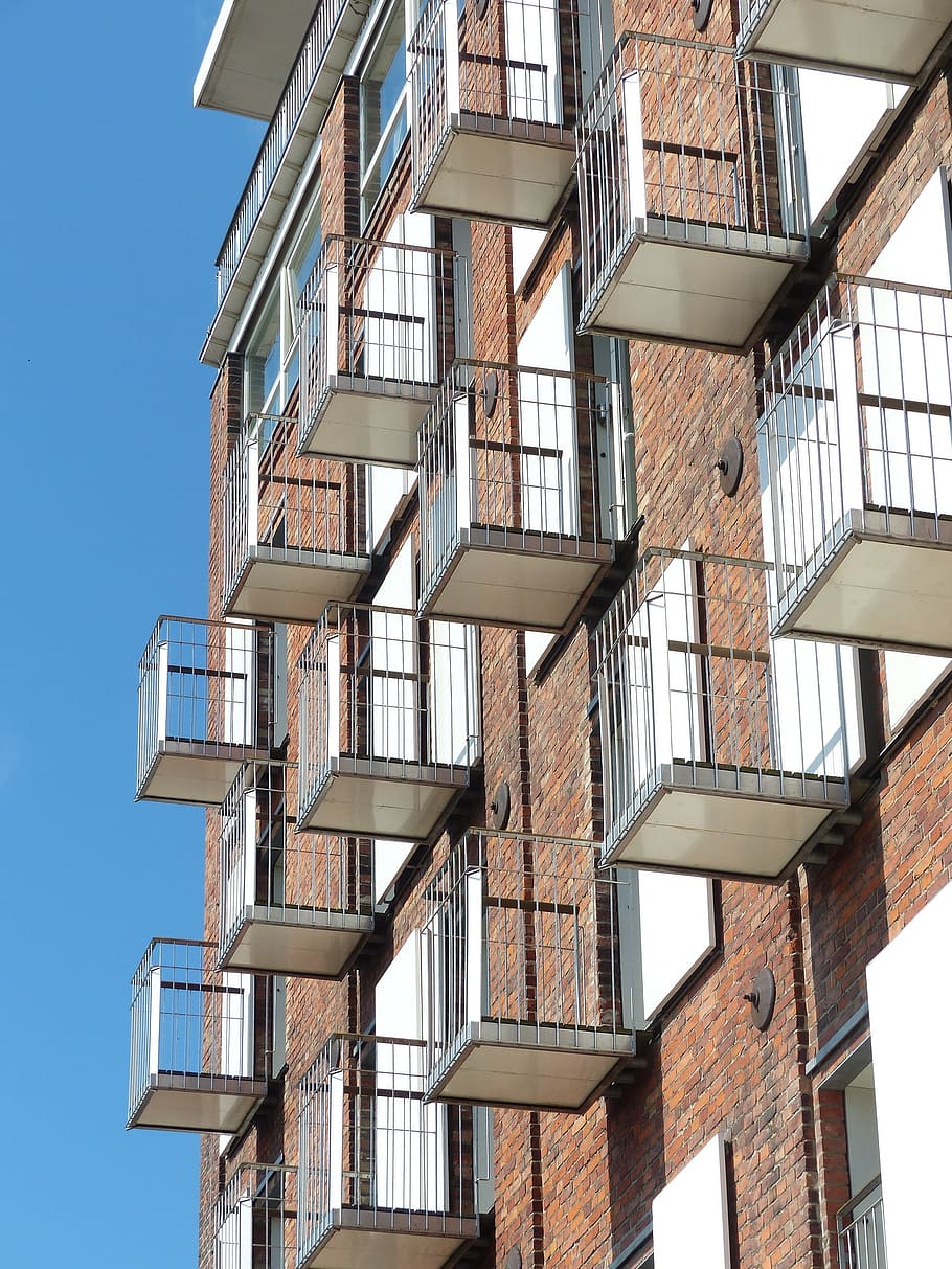 Balcony, Architecture, Hotel, Facade, window, built Structure HD wallpaper