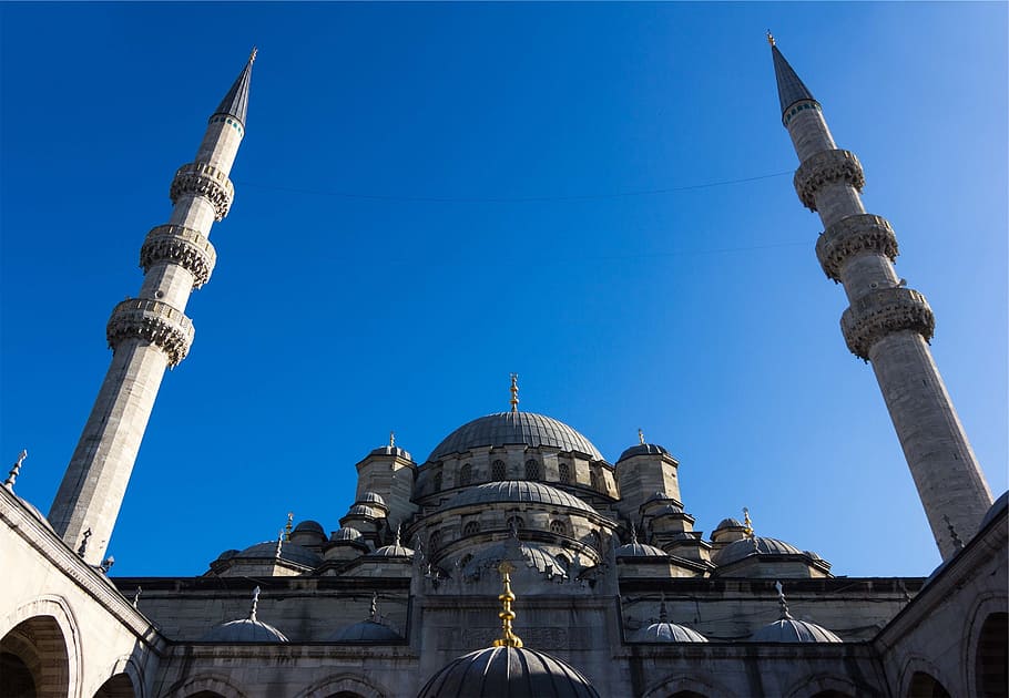 building, architecture, blue, built structure, religion, building exterior HD wallpaper