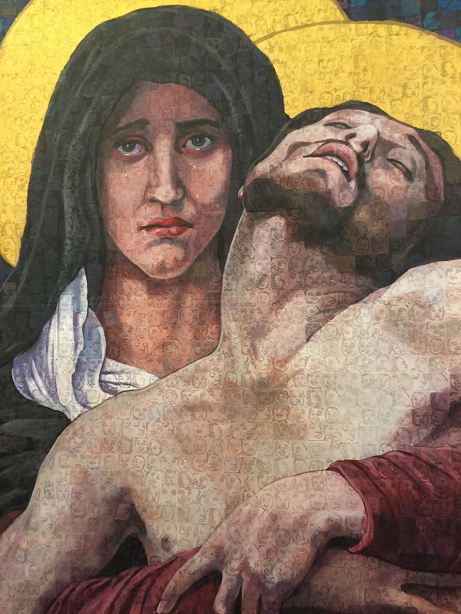 grief, sadness, jesus, portrait, headshot, real people, adult HD wallpaper