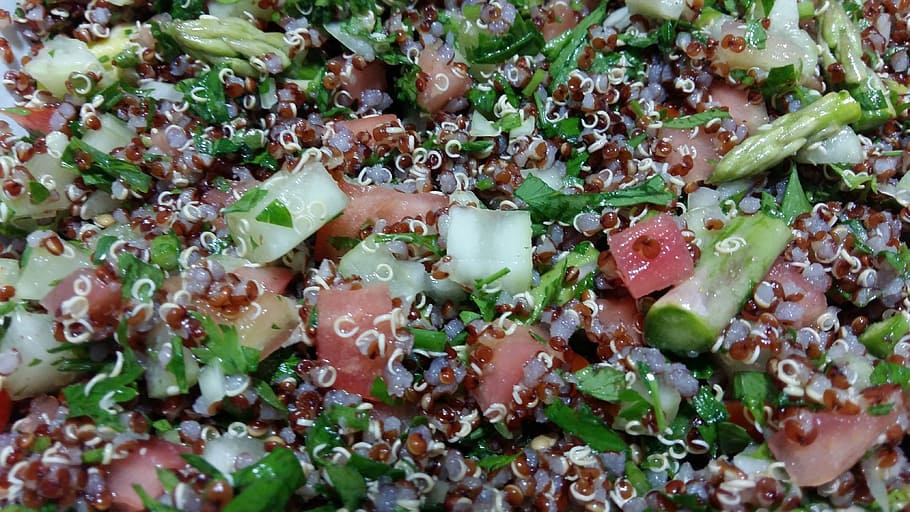 Tabbouleh, Quinoa, Lunch, food and drink, full frame, no people HD wallpaper