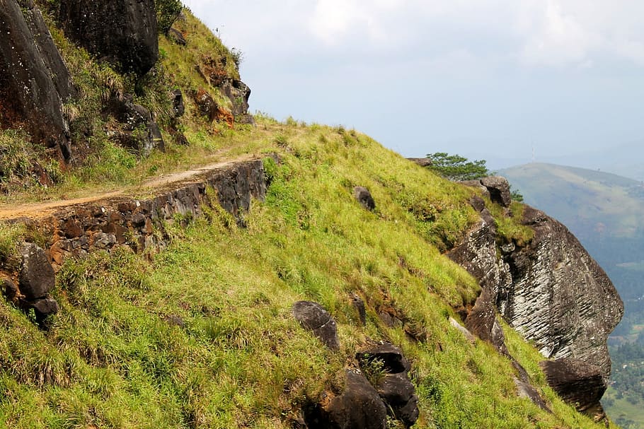 Landscape, Rock, Mountain, View, cliff, scenery, hill, road HD wallpaper