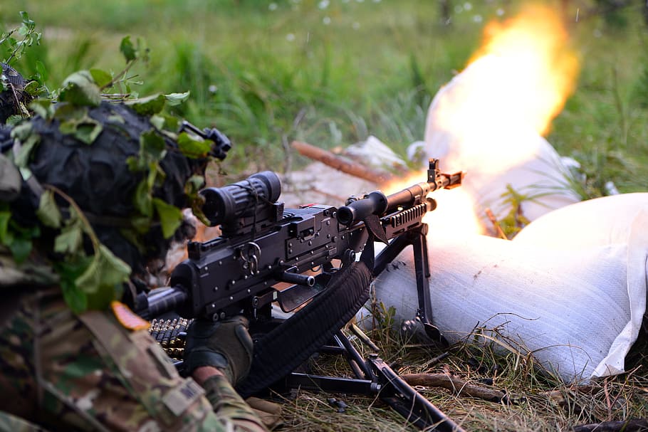 us army paratrooper, exercise, live-fire, joint training, fire - natural phenomenon HD wallpaper