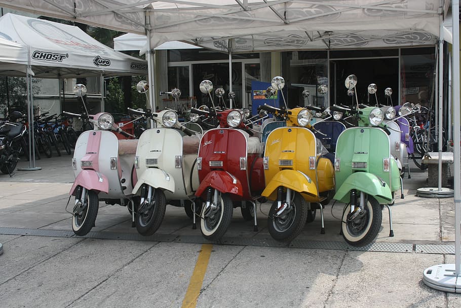 Wasp, Vintage, Piaggio, Wheels, two wheels, transportation HD wallpaper