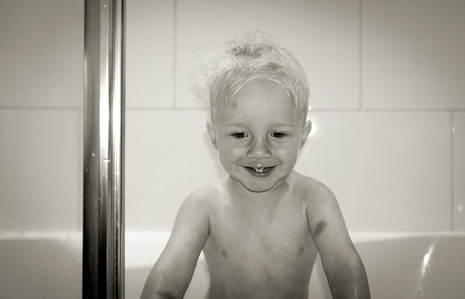 Boy, Bath, Child, kid, happy, little, happy kid, little boy HD wallpaper