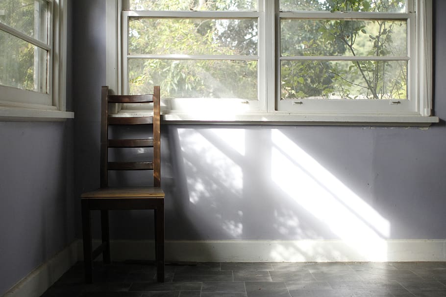 chair, dining room, kitchen, sun, shadow, window, furniture HD wallpaper