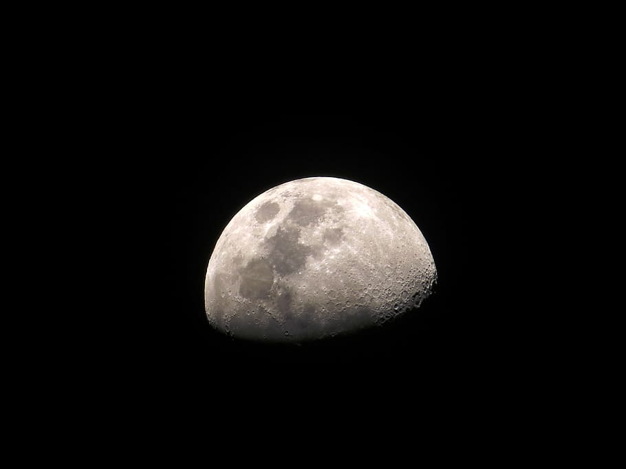 Moon, Salento, Quindio, night, astronomy, moon surface, dark, HD wallpaper