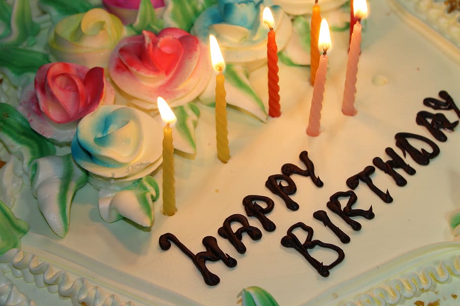 51+ Best Happy Birthday Images With Cake and Flowers - Best Status Pics