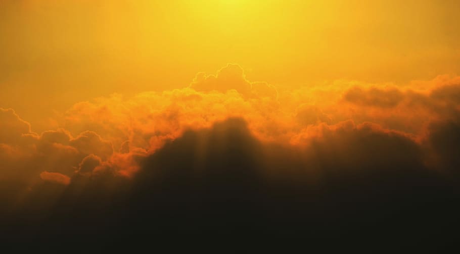 clouds during daytime, sunset cloud, sky, sun ray, dramatic sky HD wallpaper