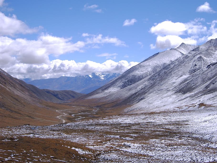 Tibet, Pass, Vista, mountain, mountain range, landscape, scenics HD wallpaper