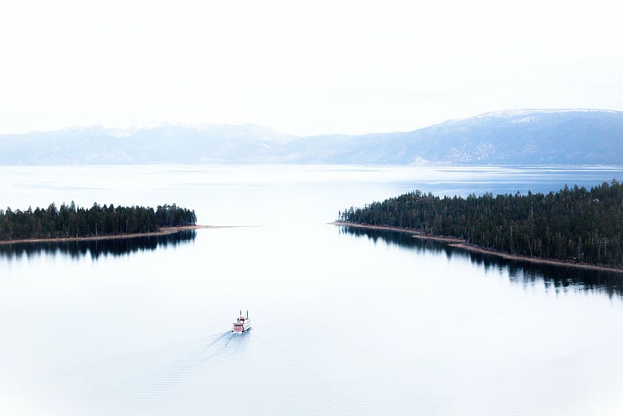 aerial photography of water body, sea, ocean, waves, nature HD wallpaper